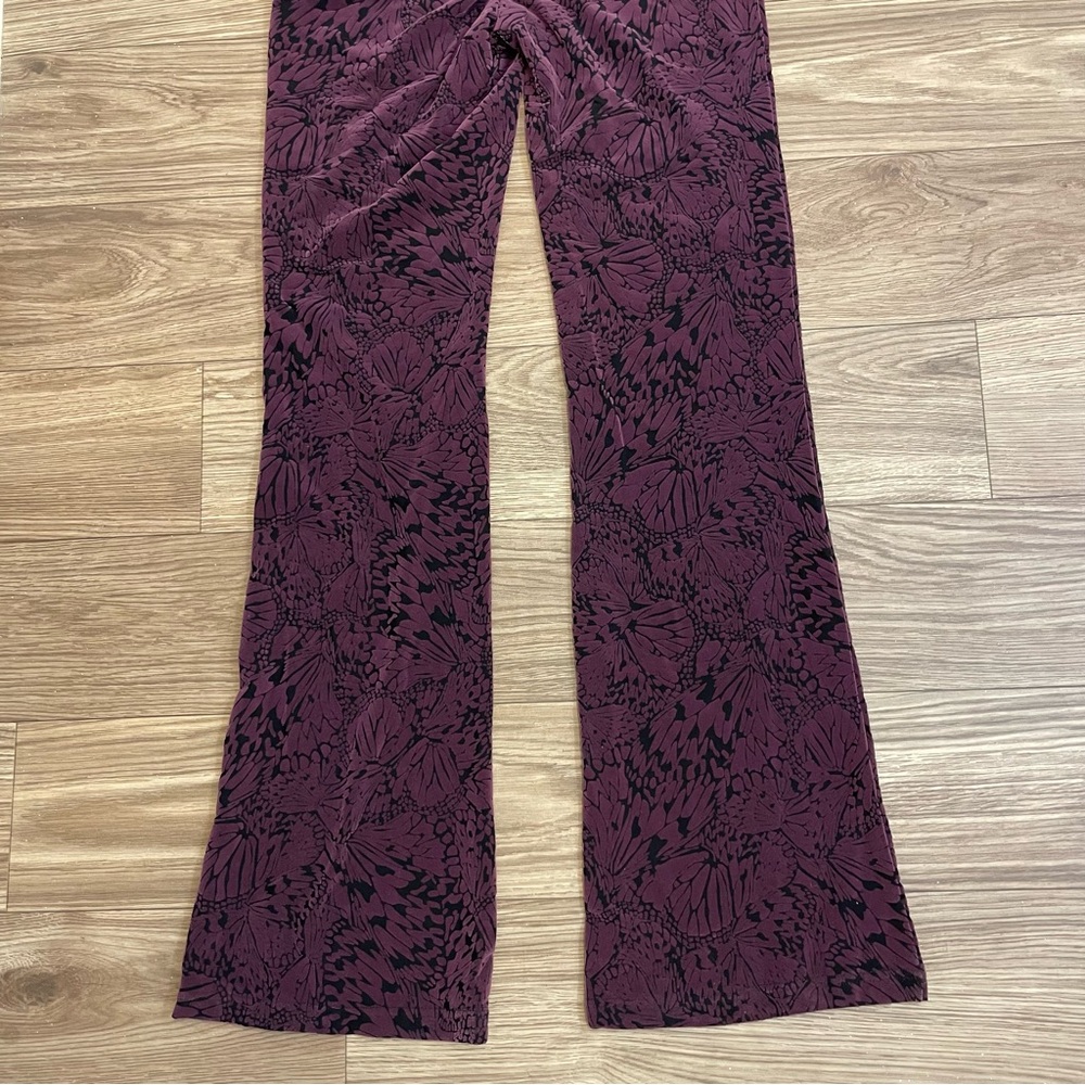 Outcast Clothing Jett Purple Butterfly Burnout Velour Sexy Jumpsuit - Picture 13 of 13